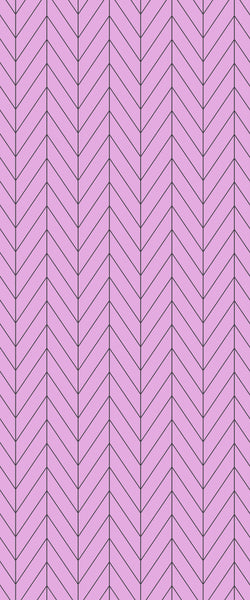 Pink Chevron Tile Acrylic Shower Wall Panel 2440mm x 1220mm ( 3mm Thick) - CladdTech