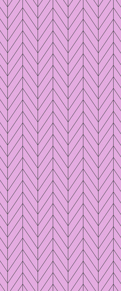 Pink Chevron Tile Acrylic Shower Wall Panel 2440mm x 1220mm ( 3mm Thick) - CladdTech