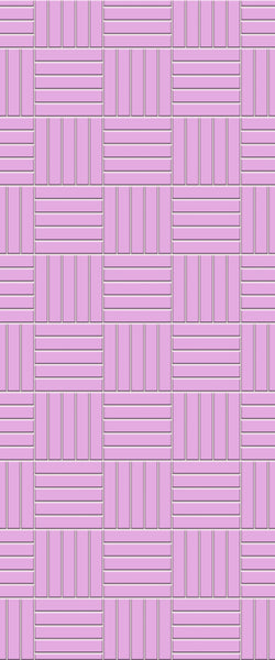 Pink Mosaic Tile Acrylic Shower Wall Panel 2440mm x 1220mm ( 3mm Thick) - CladdTech