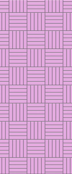 Pink Mosaic Tile Acrylic Shower Wall Panel 2440mm x 1220mm ( 3mm Thick) - CladdTech