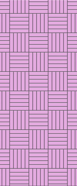 Pink Mosaic Tile Acrylic Shower Wall Panel 2440mm x 1220mm ( 3mm Thick) - CladdTech