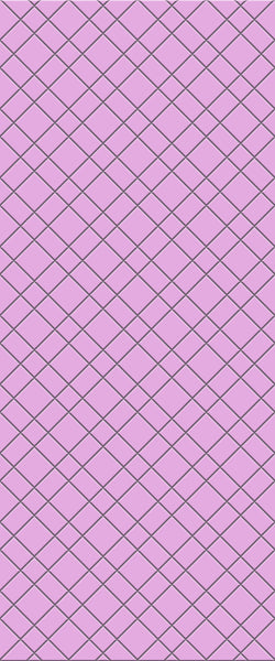 Pink Basket Weave Tile Acrylic Shower Panel 2440mm x 1220mm ( 3mm Thick) - CladdTech