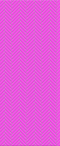 Pink Single Herringbone Tile Acrylic Shower Panel 2440mm x 1220mm ( 3mm Thick) - CladdTech