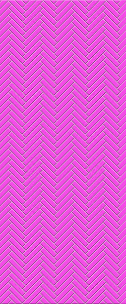Pink Single Herringbone Tile Acrylic Shower Panel 2440mm x 1220mm ( 3mm Thick) - CladdTech