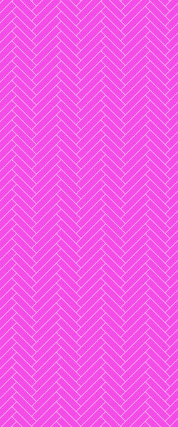 Pink Single Herringbone Tile Acrylic Shower Panel 2440mm x 1220mm ( 3mm Thick) - CladdTech