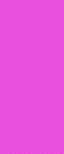 Pink Single Herringbone Tile Acrylic Shower Panel 2440mm x 1220mm ( 3mm Thick) - CladdTech