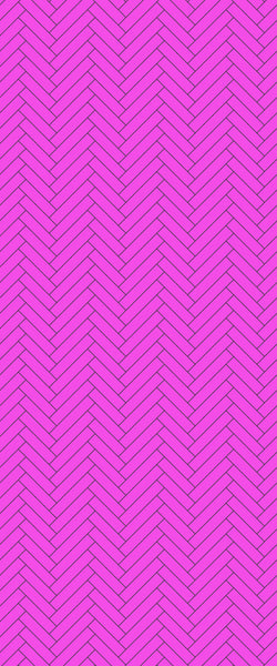 Pink Single Herringbone Tile Acrylic Shower Panel 2440mm x 1220mm ( 3mm Thick) - CladdTech