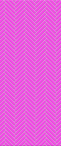 Pink Double Herringbone Tile Acrylic Shower Panel 2440mm x 1220mm ( 3mm Thick) - CladdTech