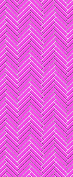 Pink Double Herringbone Tile Acrylic Shower Panel 2440mm x 1220mm ( 3mm Thick) - CladdTech