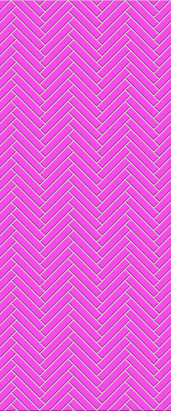 Pink Double Herringbone Tile Acrylic Shower Panel 2440mm x 1220mm ( 3mm Thick) - CladdTech