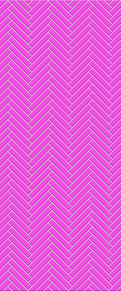 Pink Double Herringbone Tile Acrylic Shower Panel 2440mm x 1220mm ( 3mm Thick) - CladdTech
