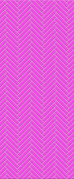 Pink Double Herringbone Tile Acrylic Shower Panel 2440mm x 1220mm ( 3mm Thick) - CladdTech