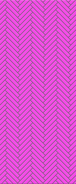 Pink Double Herringbone Tile Acrylic Shower Panel 2440mm x 1220mm ( 3mm Thick) - CladdTech