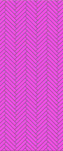 Pink Double Herringbone Tile Acrylic Shower Panel 2440mm x 1220mm ( 3mm Thick) - CladdTech