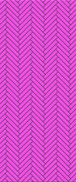 Pink Double Herringbone Tile Acrylic Shower Panel 2440mm x 1220mm ( 3mm Thick) - CladdTech