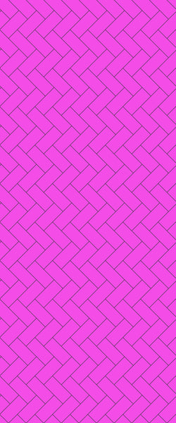Pink Diagonal Herringbone Tile Acrylic Shower Panel 2440mm x 1220mm ( 3mm Thick) - CladdTech