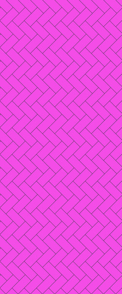Pink Diagonal Herringbone Tile Acrylic Shower Panel 2440mm x 1220mm ( 3mm Thick) - CladdTech