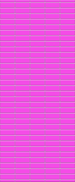 Pink Horizontal Block Tile Acrylic Shower Panel 2440mm x 1220mm ( 3mm Thick) - CladdTech