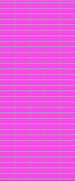 Pink Horizontal Block Tile Acrylic Shower Panel 2440mm x 1220mm ( 3mm Thick) - CladdTech