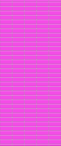 Pink Horizontal Block Tile Acrylic Shower Panel 2440mm x 1220mm ( 3mm Thick) - CladdTech