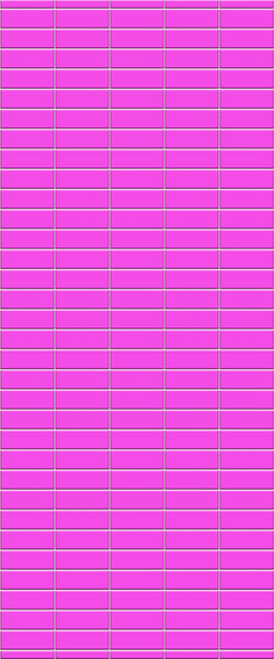 Pink Horizontal Block Tile Acrylic Shower Panel 2440mm x 1220mm ( 3mm Thick) - CladdTech