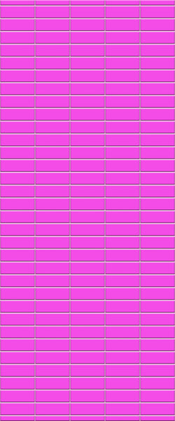 Pink Horizontal Block Tile Acrylic Shower Panel 2440mm x 1220mm ( 3mm Thick) - CladdTech