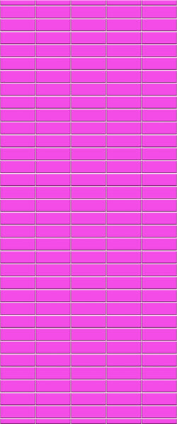 Pink Horizontal Block Tile Acrylic Shower Panel 2440mm x 1220mm ( 3mm Thick) - CladdTech