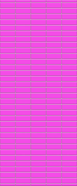 Pink Horizontal Block Tile Acrylic Shower Panel 2440mm x 1220mm ( 3mm Thick) - CladdTech