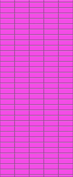 Pink Horizontal Block Tile Acrylic Shower Panel 2440mm x 1220mm ( 3mm Thick) - CladdTech