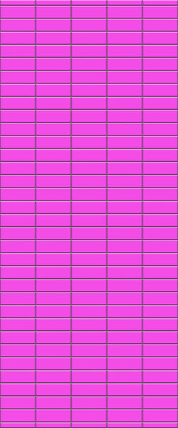 Pink Horizontal Block Tile Acrylic Shower Panel 2440mm x 1220mm ( 3mm Thick) - CladdTech