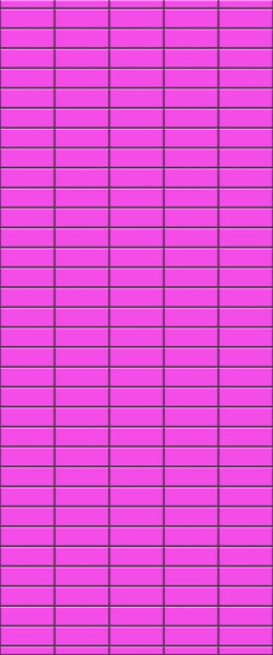 Pink Horizontal Block Tile Acrylic Shower Panel 2440mm x 1220mm ( 3mm Thick) - CladdTech