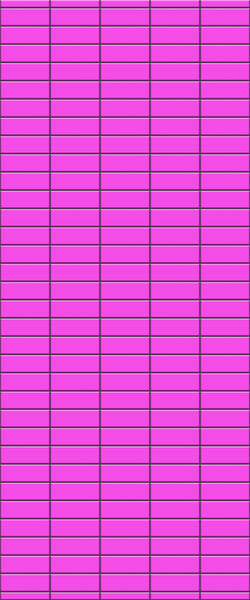 Pink Horizontal Block Tile Acrylic Shower Panel 2440mm x 1220mm ( 3mm Thick) - CladdTech