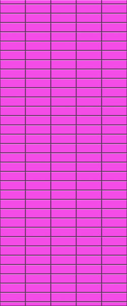 Pink Horizontal Block Tile Acrylic Shower Panel 2440mm x 1220mm ( 3mm Thick) - CladdTech