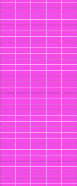 Pink Horizontal Block Tile Acrylic Shower Panel 2440mm x 1220mm ( 3mm Thick) - CladdTech