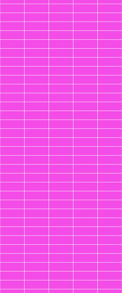 Pink Horizontal Block Tile Acrylic Shower Panel 2440mm x 1220mm ( 3mm Thick) - CladdTech