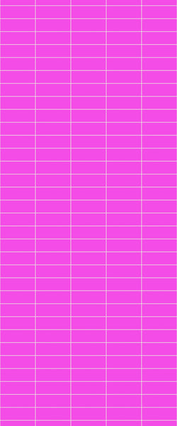 Pink Horizontal Block Tile Acrylic Shower Panel 2440mm x 1220mm ( 3mm Thick) - CladdTech