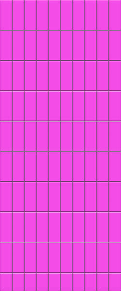 Pink Vertical Block Tile Acrylic Shower Panel 2440mm x 1220mm ( 3mm Thick) - CladdTech