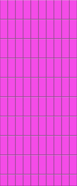 Pink Vertical Block Tile Acrylic Shower Panel 2440mm x 1220mm ( 3mm Thick) - CladdTech