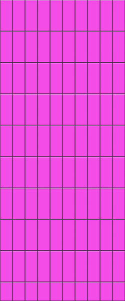 Pink Vertical Block Tile Acrylic Shower Panel 2440mm x 1220mm ( 3mm Thick) - CladdTech