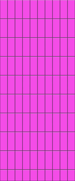 Pink Vertical Block Tile Acrylic Shower Panel 2440mm x 1220mm ( 3mm Thick) - CladdTech