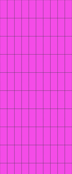 Pink Vertical Block Tile Acrylic Shower Panel 2440mm x 1220mm ( 3mm Thick) - CladdTech