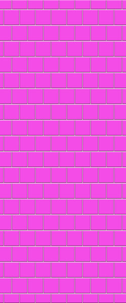 Pink Large Square's Tile Acrylic Shower Wall Panel 2440mm x 1220mm ( 3mm Thick) - CladdTech