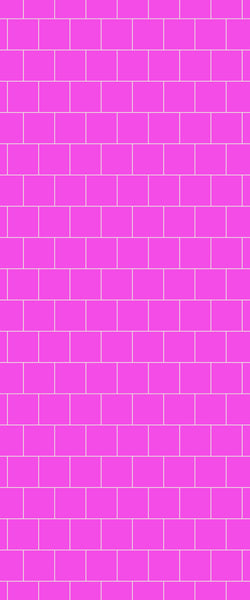 Pink Large Square's Tile Acrylic Shower Wall Panel 2440mm x 1220mm ( 3mm Thick) - CladdTech