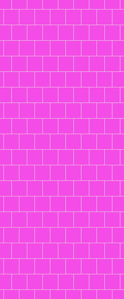 Pink Large Square's Tile Acrylic Shower Wall Panel 2440mm x 1220mm ( 3mm Thick) - CladdTech