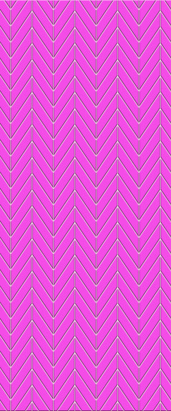 Pink Chevron Tile Acrylic Shower Wall Panel 2440mm x 1220mm ( 3mm Thick) - CladdTech