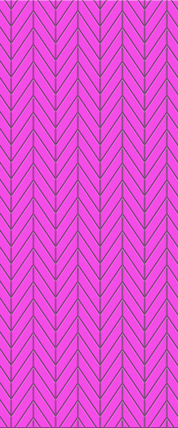 Pink Chevron Tile Acrylic Shower Wall Panel 2440mm x 1220mm ( 3mm Thick) - CladdTech