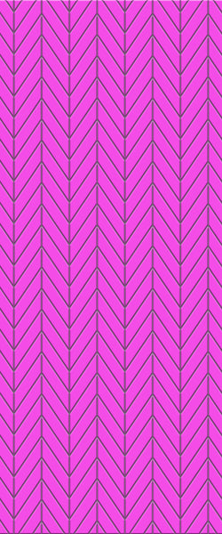 Pink Chevron Tile Acrylic Shower Wall Panel 2440mm x 1220mm ( 3mm Thick) - CladdTech