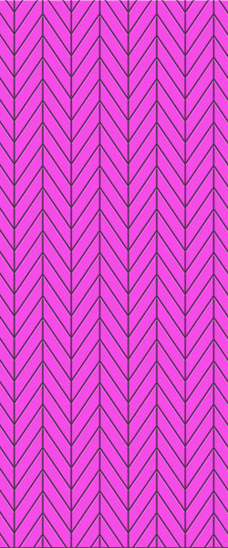 Pink Chevron Tile Acrylic Shower Wall Panel 2440mm x 1220mm ( 3mm Thick) - CladdTech