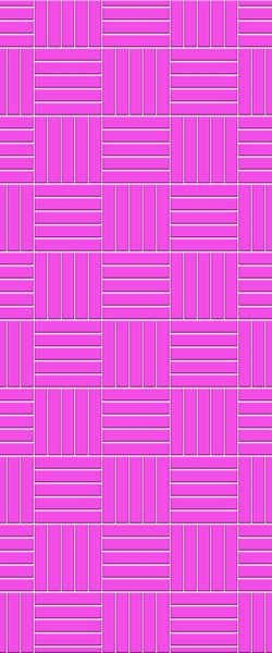 Pink Mosaic Tile Acrylic Shower Wall Panel 2440mm x 1220mm ( 3mm Thick) - CladdTech