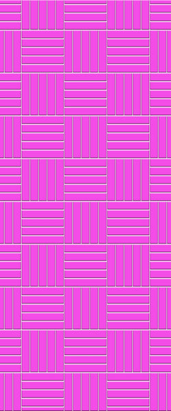 Pink Mosaic Tile Acrylic Shower Wall Panel 2440mm x 1220mm ( 3mm Thick) - CladdTech